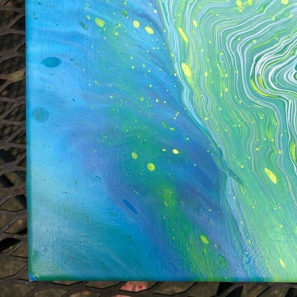 Intricate abstract original artwork painting - Picture 4 of 7